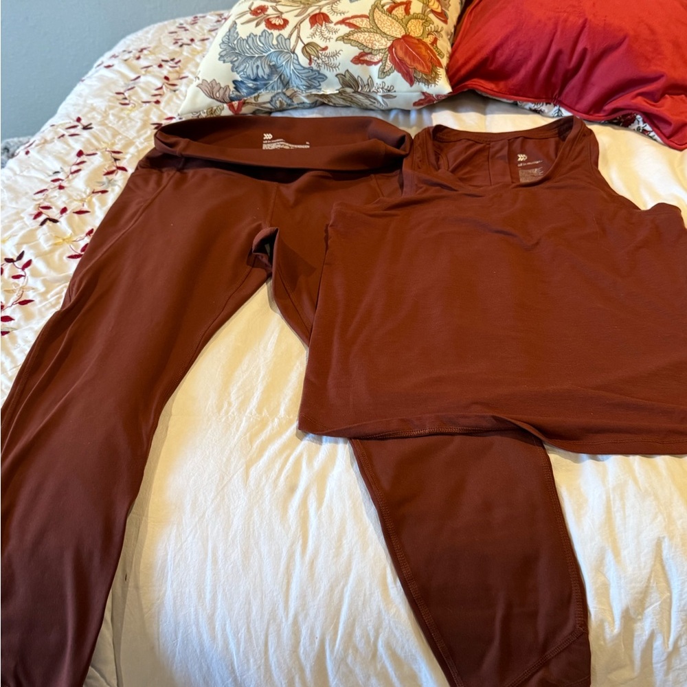 All in Motion XL Brown Activewear